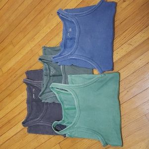 BUNDLE Aerie Tank Tops Multicolor & Ribbed